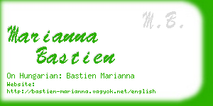 marianna bastien business card